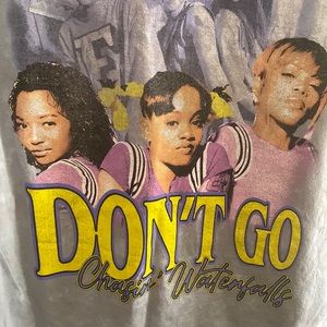 TLC Tie-dyed T-Shirt, “Don’t Go Chasin’ Waterfalls”, Sz. M, 100% Cotton NWT